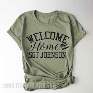 Military homecoming shirt, custom homecoming t shirt, custom welcome home shirt, military wife homecoming, military brother homecoming