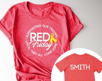 womens red friday shirts