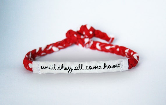 Red Friday Military Support Bracelet -  Soldier Wife, Girlfriend, Fiance