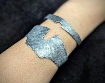 PENTHESILEA Bracelet manchette en aluminium cadeau pour lui ou elle