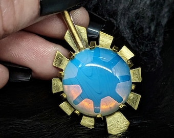 HYPERDRIVE Opalite Brass Pendant