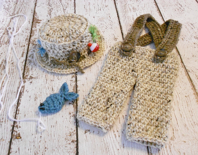 Crochet Fisherman Pants Settan and Chocolate Tweednewborn Etsy