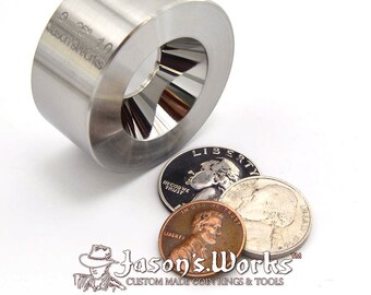 One Universal Reduction die for the "Fat Tire Look" and small sizes on medium sized coins .9" x 1.0" @ 25 degrees