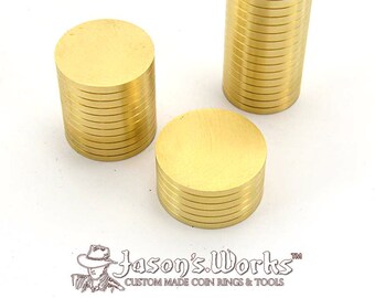 Replacement set of three "Tall" bronze plungers for the dollar and half dollar Swedish dies.