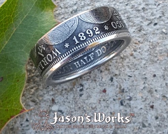 Columbian Exposition Silver Coin Ring