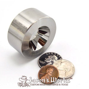 One Universal Reduction die for the &quot;Fat Tire Look&quot; and small sizes on medium sized coins .9&quot; x 1.0&quot; @ 25 degrees