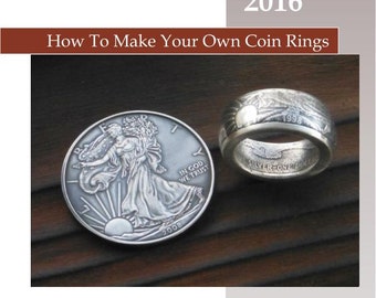 SALE! "The Coin Ring Bible" #42 2016 PDF Training Manual on How to Make Coin Rings.