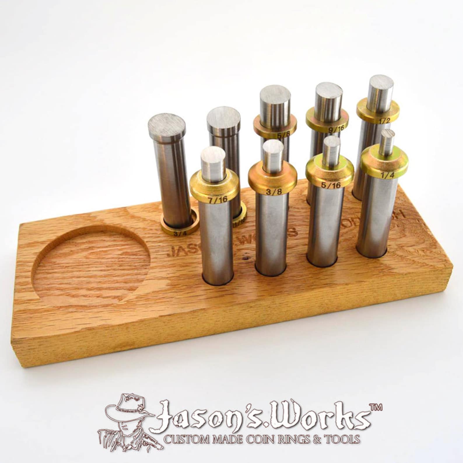 Auto Coin Ring 9 Piece Tool Holder (for the Auto Punch Not Requiring ...