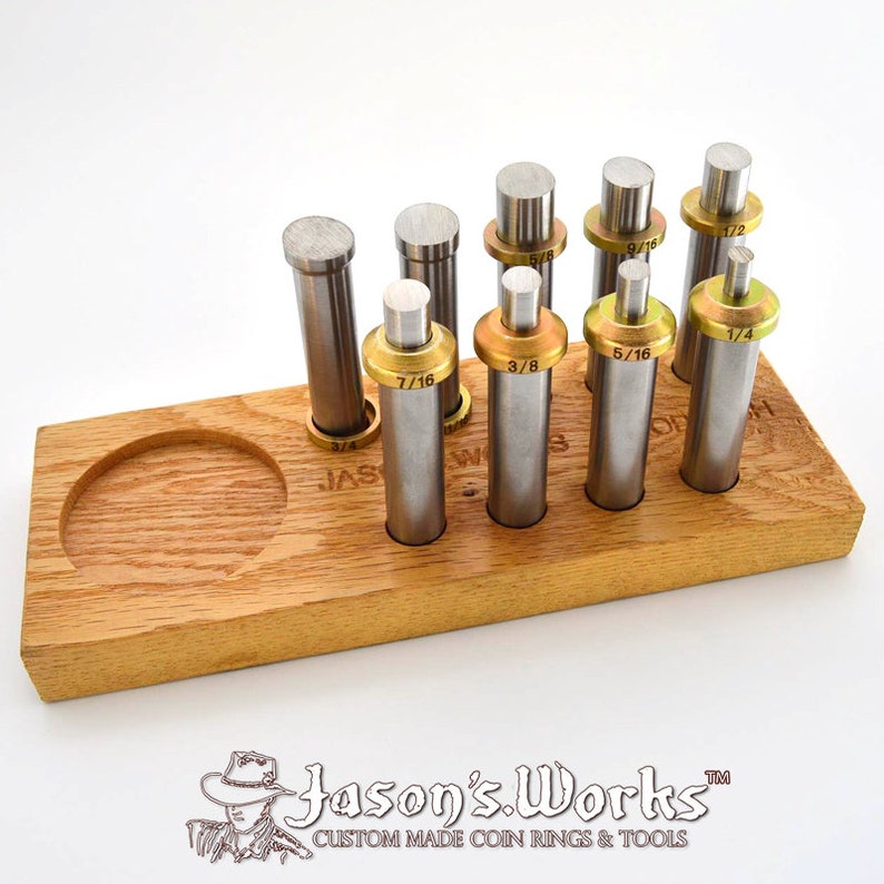 Auto Coin Ring 9 Piece Tool Holder for the Auto Punch Not Etsy