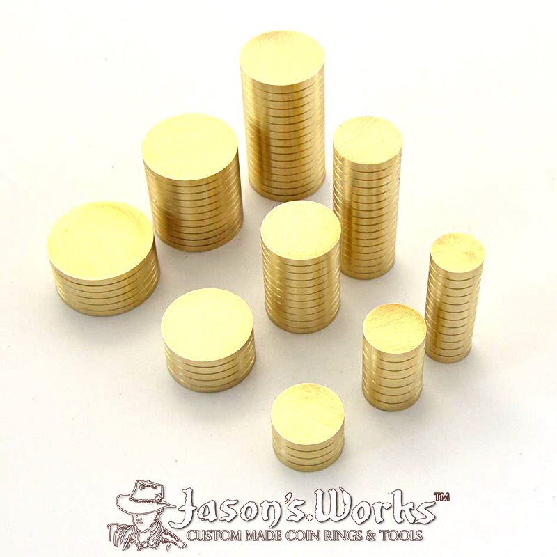 Replacement set of "Tall" bronze plungers for all Jason's Works Swede dies
