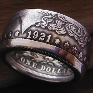 SALE! 20% OFF - Morgan Silver Dollar Ring