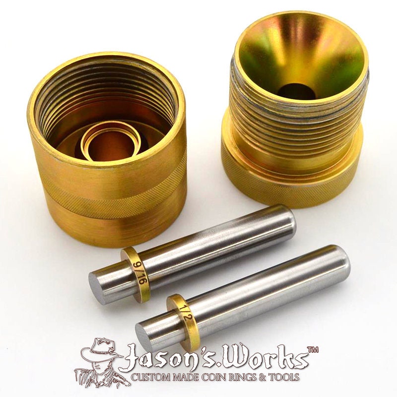 Coin Ring Making Tools Center Punch Set 5 Punches, WILL PUNCH A HOLE IN
