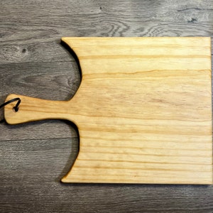 Handmade Pine Charcuterie Board with Handle, Cheese Platter, Bread Board, Blank Wood