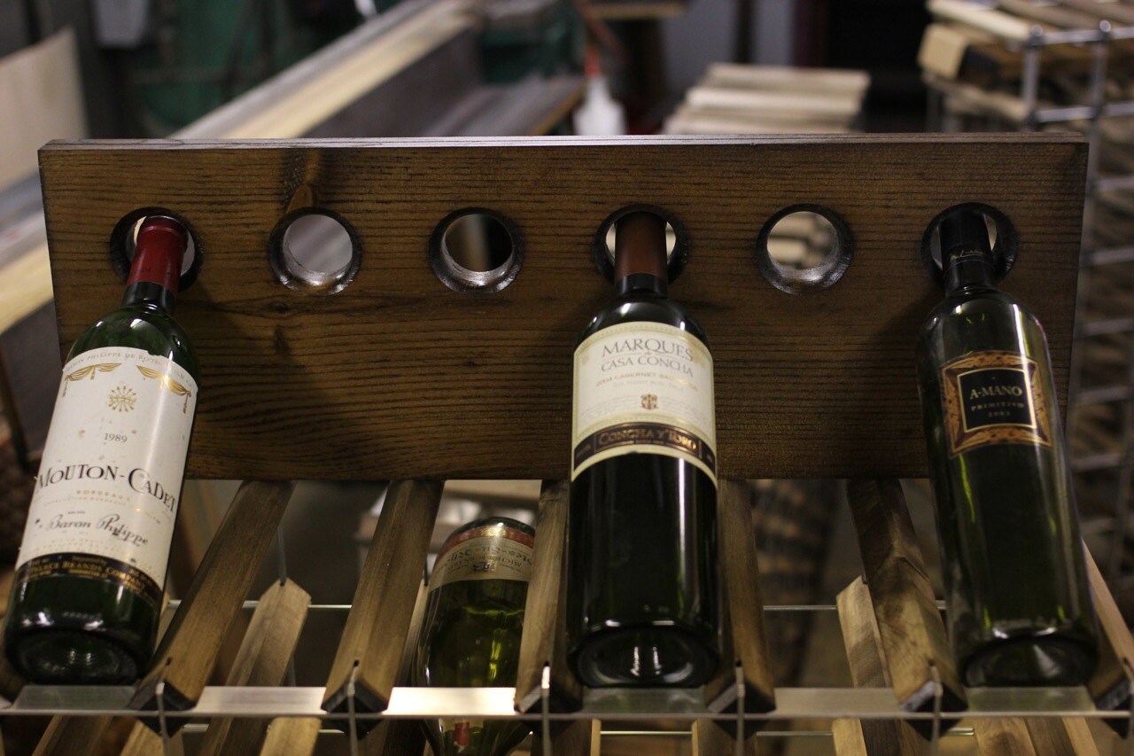 The Showoff standalone wine rack Etsy
