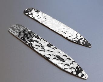 metal dress shirt collar stays Stainless Steel Collar Stays 2.2" length and 9mm width