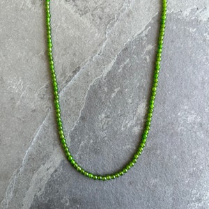 Jade Bead Necklace, Men's Necklace, Men's Bead Necklace, Jade Jewelry, green beaded necklace, gifts for guys, gift for men, Gift for him