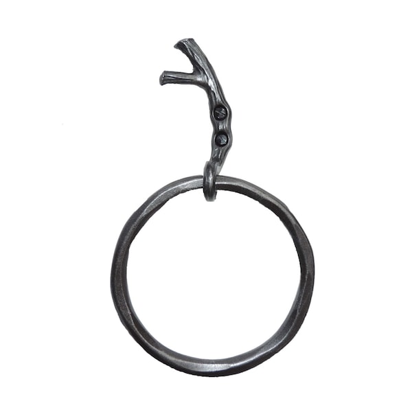 Iron Towel Ring Branch Style