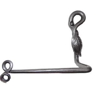 Toilet Paper Holder Wrought Iron Leaf Style