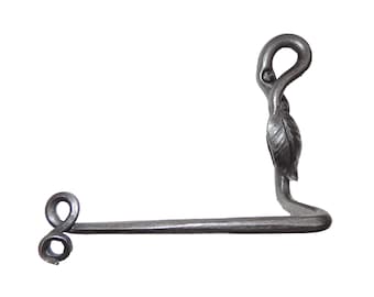 Toilet Paper Holder Wrought Iron Leaf Style