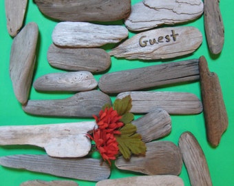 Flattish Driftwood Pieces, Drift Wood Name Cards, Craft Supplies, Sailboats, Escort Cards, Beach Wedding  Decor