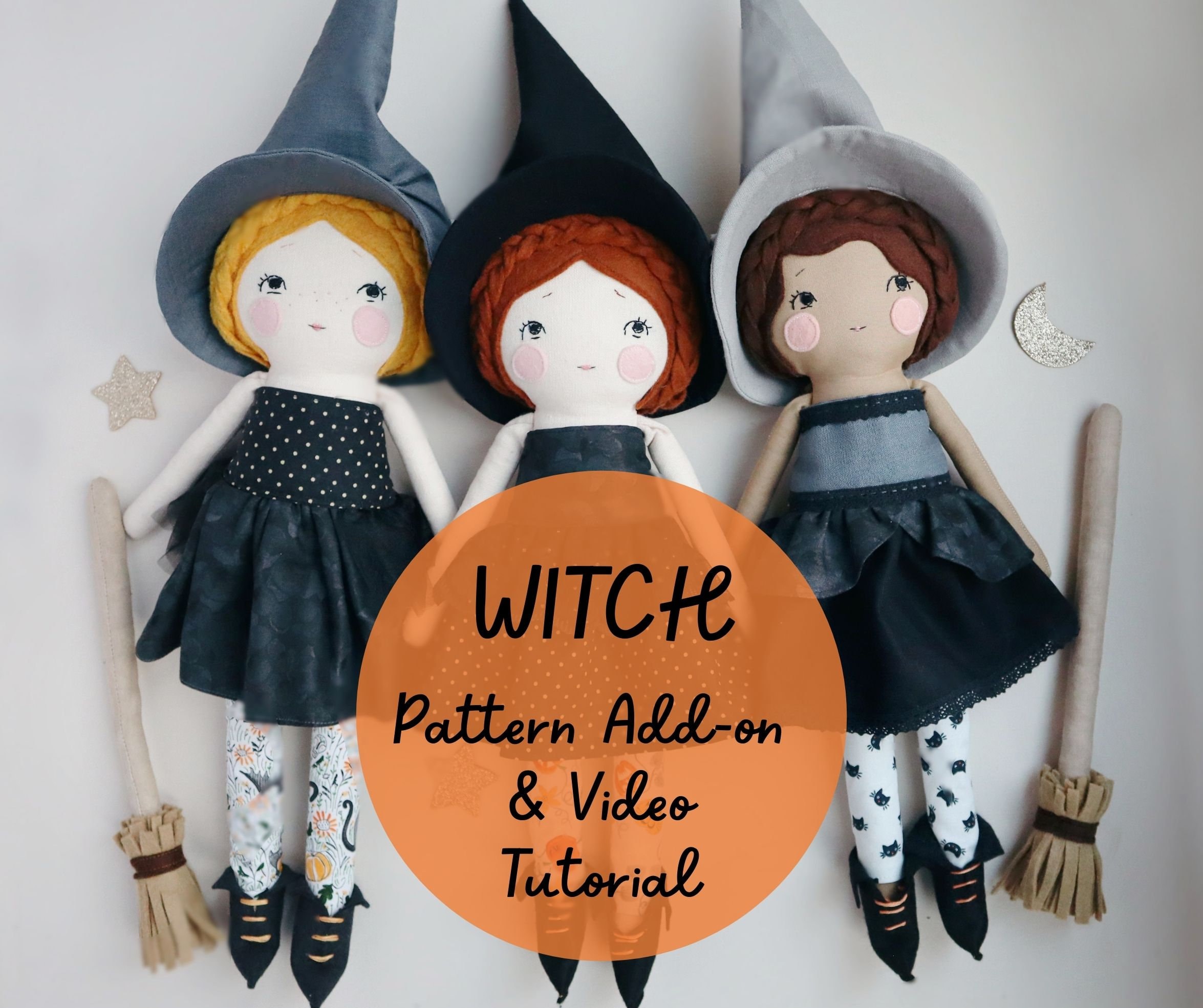 Cute witch cheap doll