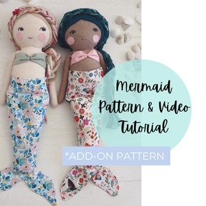 Mermaid Digital Doll Pattern - Add-on