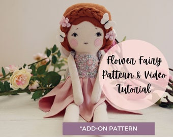 Flower Fairy Digital Doll Pattern - Add-on