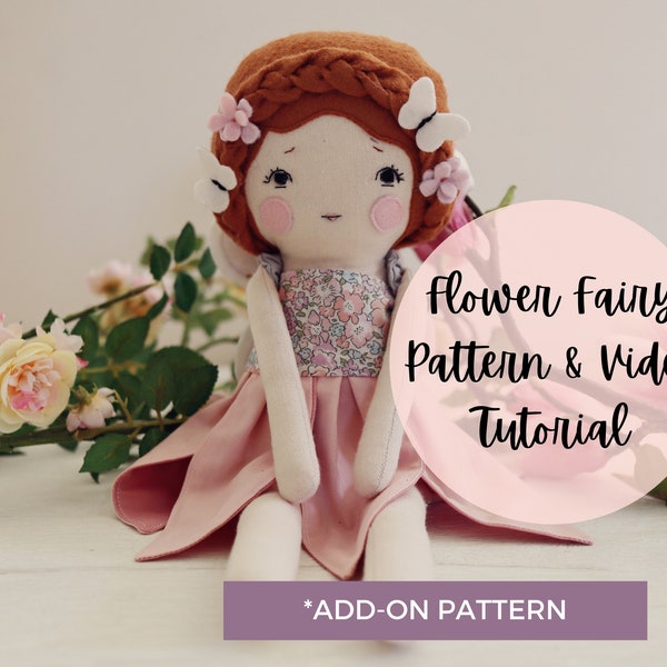 Flower Fairy Digital Doll Pattern - Add-on
