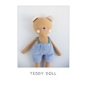 Bunny & Teddy Digital Sewing Pattern plus Video Tutorial image 3