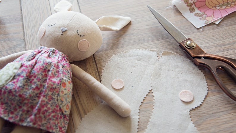 Bunny & Teddy Digital Sewing Pattern plus Video Tutorial image 4