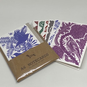 Packung mit 6 A6 Woodland Grußkarten