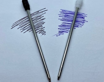 Add On - Black or Blue 2.75” Screw in Ink Cartridge Refill for Specimen Pens