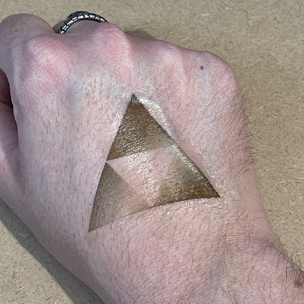 The legend of Zelda triforce tattoo (pack of three)