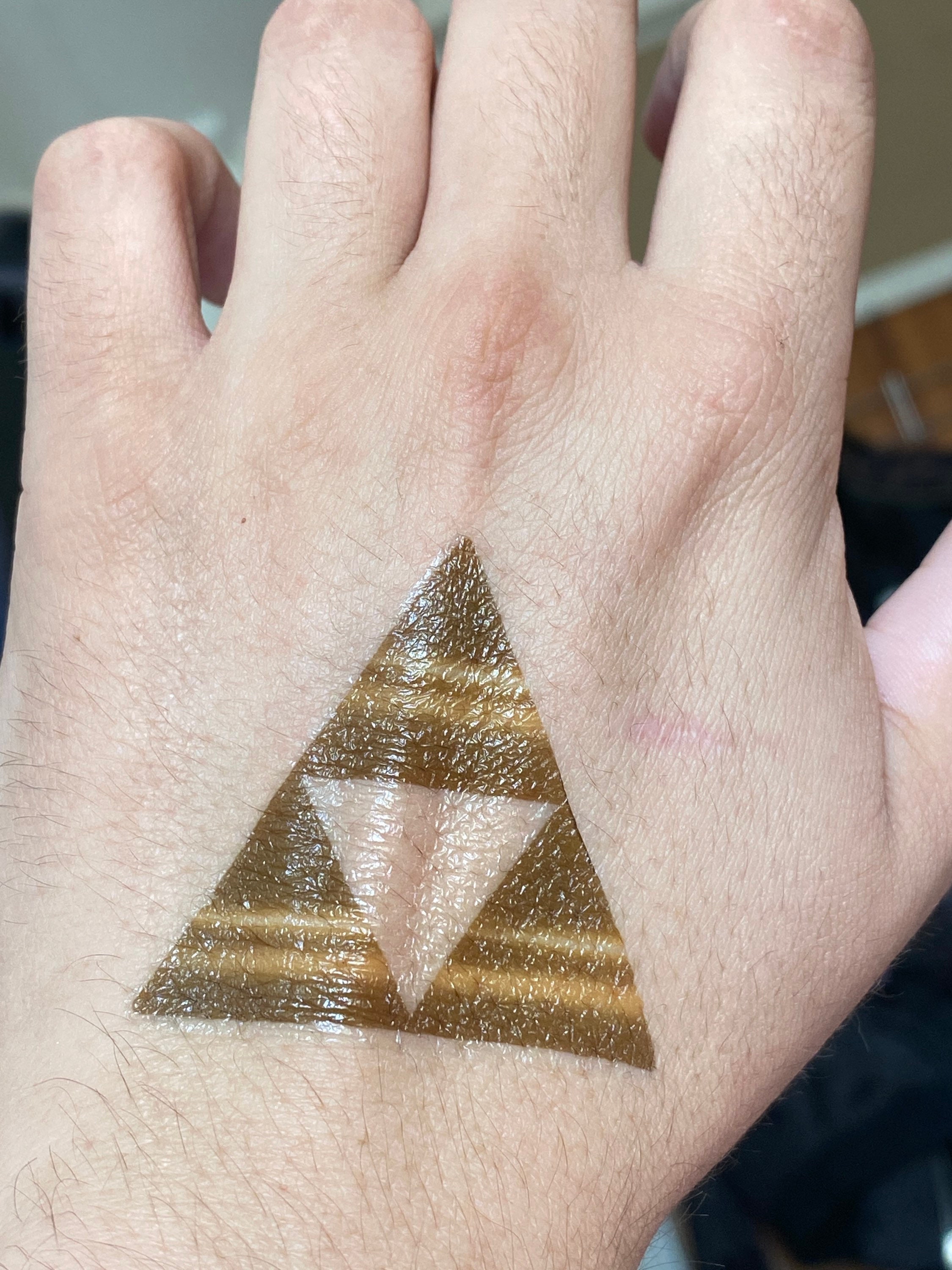Heatstroke Tattoo  Nice work on this TRIFORCE TATTOO For all you