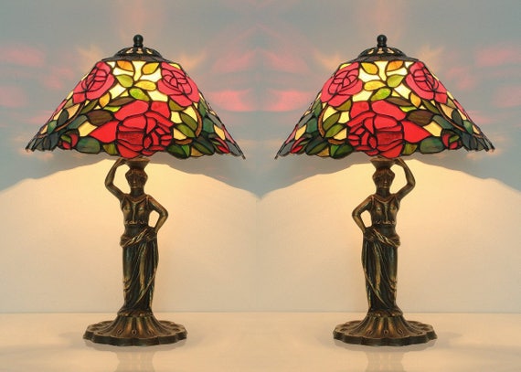 bedside tiffany lamps