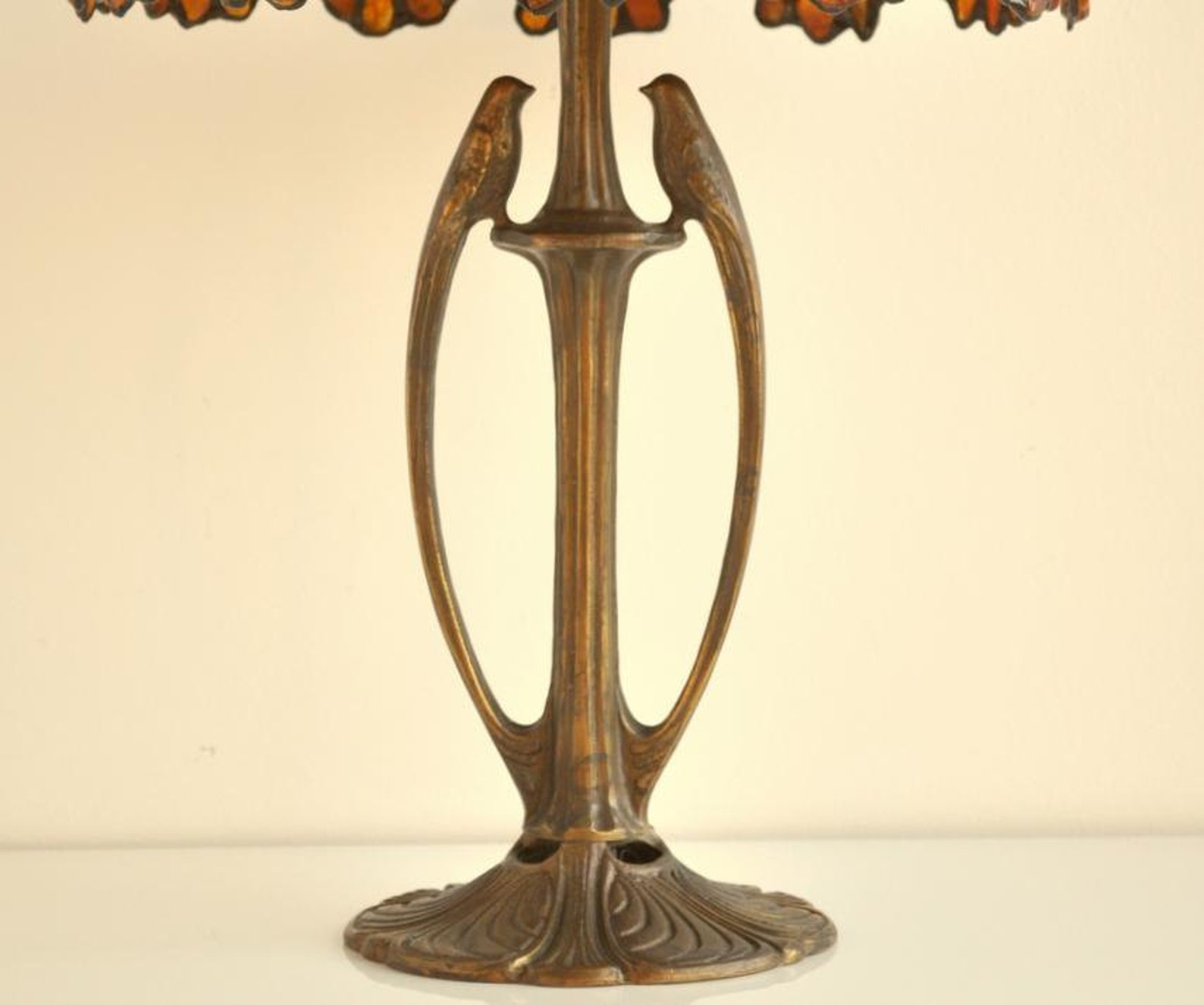 Bird lamp. Table lamp. Lamp bedside pair. Amber lamp ...
