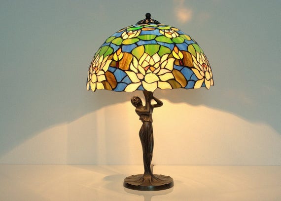 stained glass lamp shades for table lamps