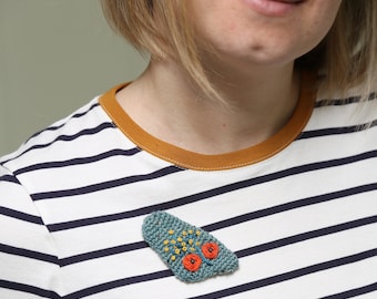 Bird Brooch crochet pattern