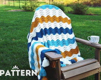Savanna Crochet Blanket PDF Pattern