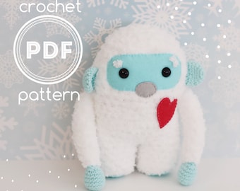 Patrón de crochet yeti