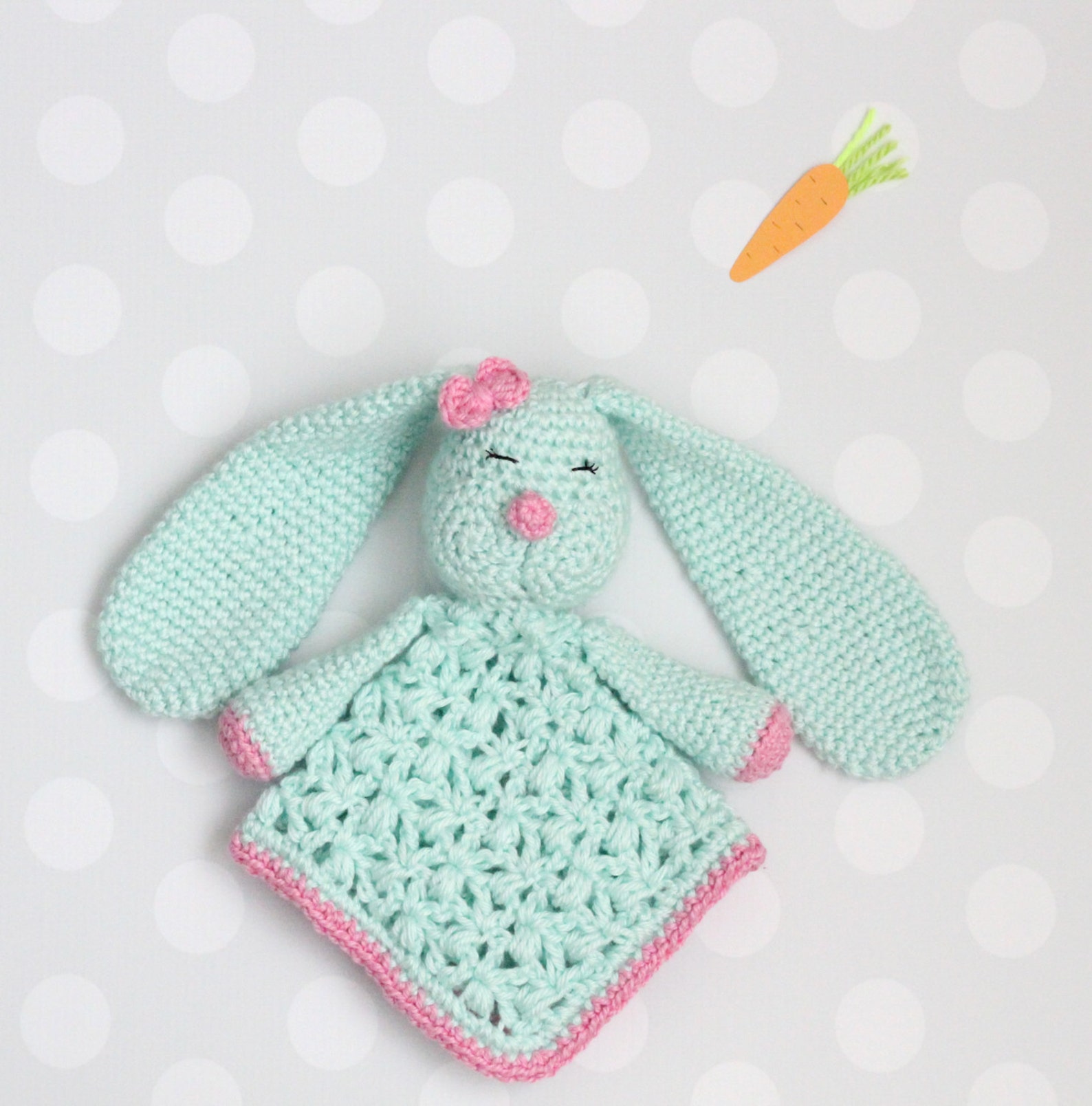 PDF Floppy the Bunny Crochet Pattern Lovey - Etsy