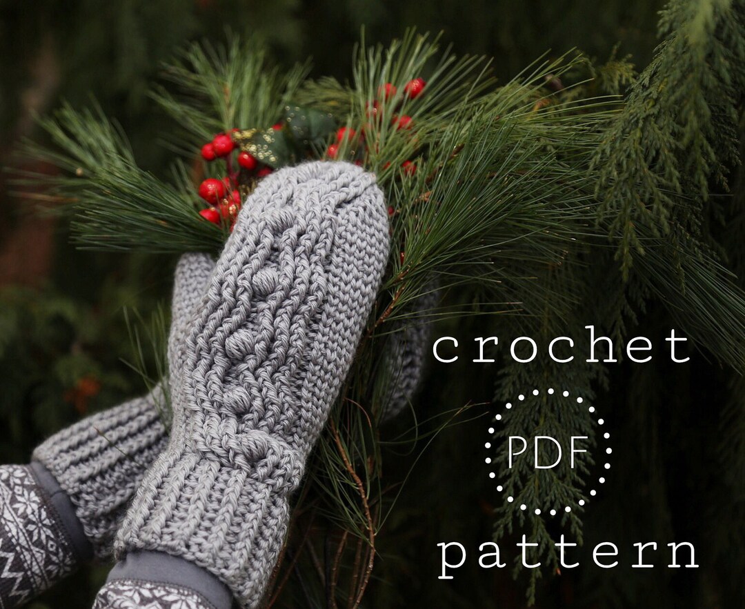 Madison Mittens/mitts PDF Pattern Etsy