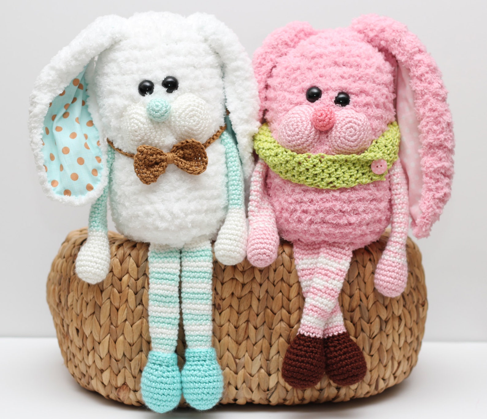 Bunny Family Crochet Pattern Hoppy Family PDF | Etsy