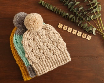 Madison Honeycomb hat  PDF Pattern