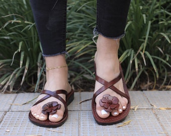 VENTA! Nuevas sandalias de cuero con tirantes. Zapatos para Mujeres y Hombres Chancletas Cintas Pisos Calzado de Diseñador Bíblico de Jesús