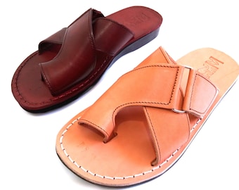 Leather Biblical Sandals for Men and Women, BROOKLYN
