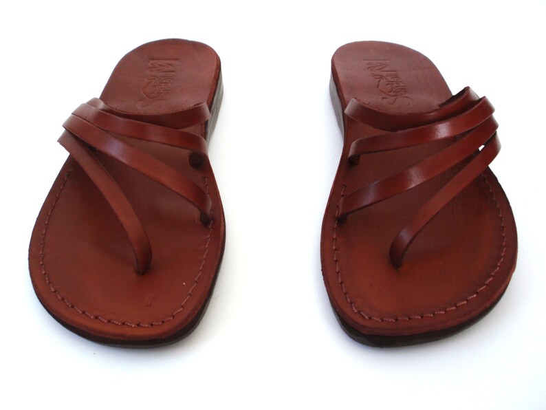 leather jesus sandals womens