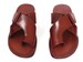 Brown Greek style Sandals, Handmade Leather Spartan Sandals for Men, Summer Beach Summer Sandals, Jesus Roman Summer Men's Sandals BROOKLYN 