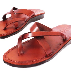 SALE ! New Leather Sandals X - Straps Men&#39;s Shoes Thongs Flip Flops Flats Slides Slippers Biblical Bridal Wedding Colored Footwear Designer