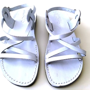 AUSVERKAUF! Neue Handgefertigte Leder Sandalen Männer Frauen Riemen Flip Flops Flats Slides Hausschuhe Jesus Biblisch Farbig Schuhe Designer